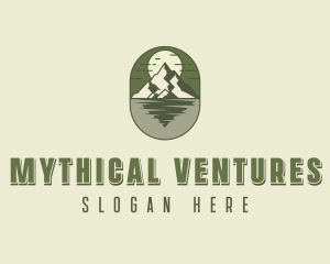 Mountain Lake Nature Logo