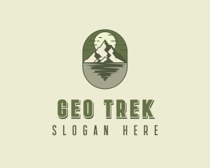 Mountain Lake Nature logo design