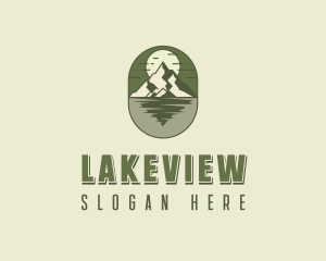 Mountain Lake Nature logo design