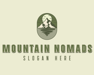 Mountain Lake Nature logo design