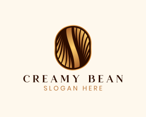 Elegant Coffee Bean Cafe logo design