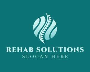 Spinal Cord Medical Treatment logo design