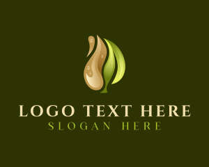 Organic Leaf Oil Logo