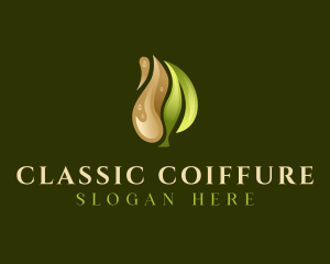 Organic Leaf Oil logo design