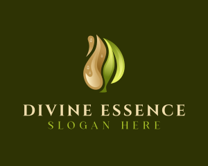 Organic Leaf Oil logo design