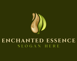 Organic Leaf Oil logo design