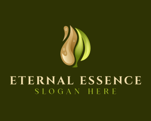 Organic Leaf Oil logo design