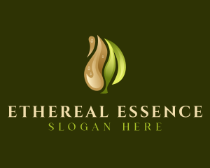 Organic Leaf Oil logo design