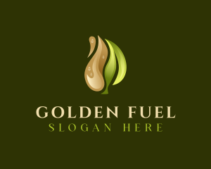 Organic Leaf Oil logo design