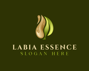 Organic Leaf Oil logo design