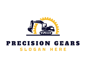 Excavator Gear Contractor logo design