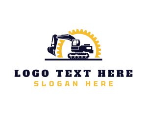Contractor - Excavator Gear Contractor logo design