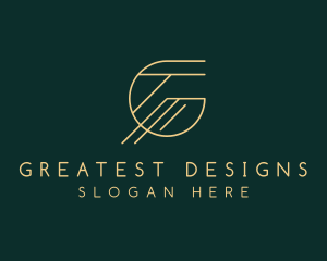 Minimalist Business Letter G logo design