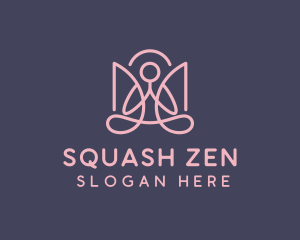 Yoga Meditation Healing logo design