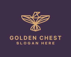 Golden Eagle Wings logo design