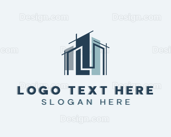 Architecture Property Blueprint Logo