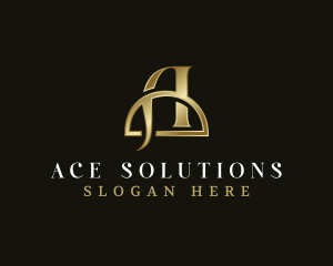 Luxury Boutique Letter A logo design