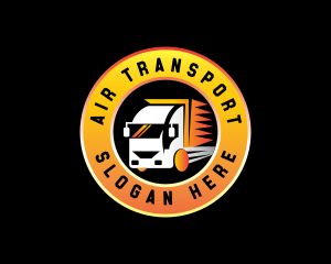 Freight Haulage Truck logo design