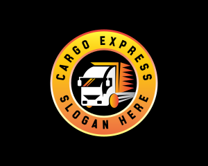 Freight Haulage Truck logo design