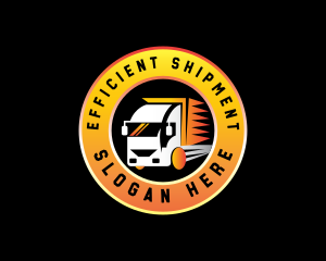 Freight Haulage Truck logo design