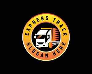 Freight Haulage Truck logo design