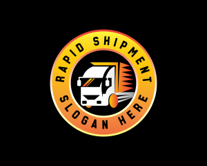 Freight Haulage Truck logo design