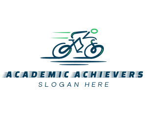 Bicycle Racing Sports Logo