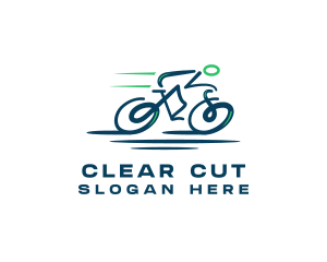 Bicycle Racing Sports logo design