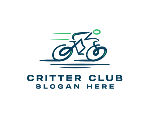 Bicycle Racing Sports logo design