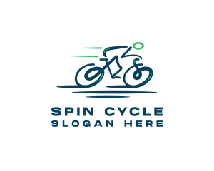 Bicycle Racing Sports logo design