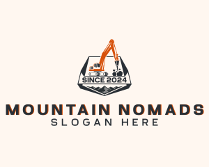 Industrial Mountain Excavation logo design