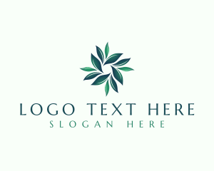 Garden Wreath Leaves logo