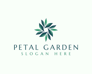 Garden Wreath Leaves logo design