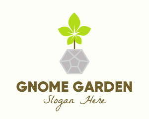 Natural Pot Gardening logo design