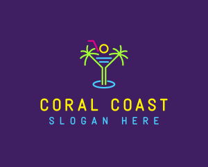 Beach Cocktail Nightclub logo design