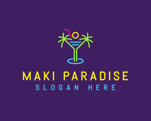 Beach Cocktail Nightclub logo design