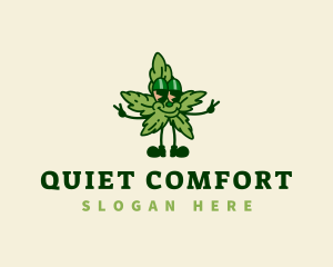 Organic Cannabis Peace logo