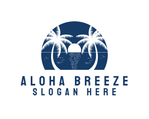 Blue Ocean Beach logo design