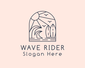 Vacation Island Surfing  logo