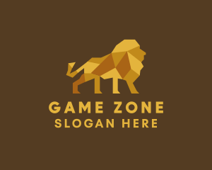 Origami Lion Craft Logo