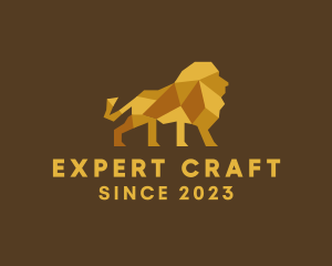Origami Lion Craft logo design