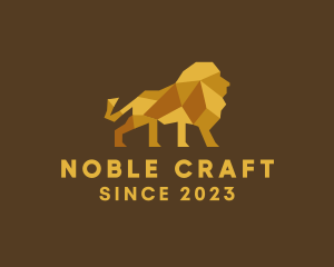 Origami Lion Craft logo design