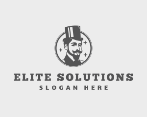 Top Hat Gentleman logo design