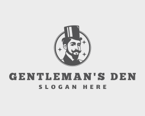 Top Hat Gentleman logo design