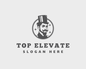 Top Hat Gentleman logo design