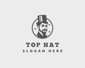 Top Hat Gentleman logo design