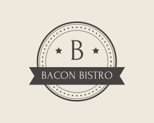 Retro Star Bistro logo design