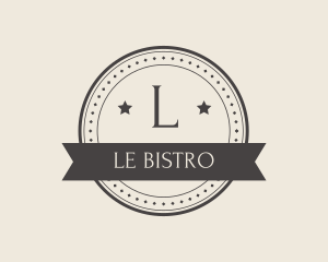 Retro Star Bistro logo design