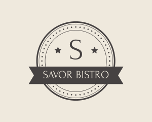 Retro Star Bistro logo design