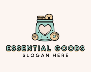 Cookie Jar Baked Goods logo design